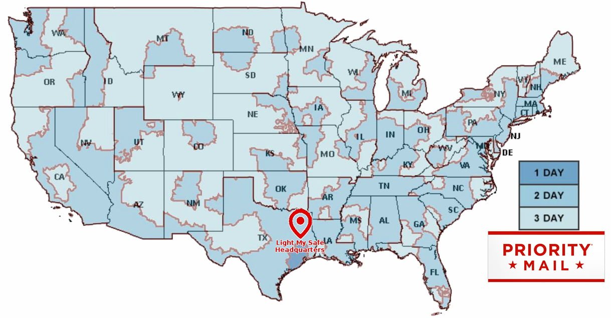 Light-My-Safe-LLC-USPS-Priority-Map Light-My-Safe-LLC-USPS-Priority-Map